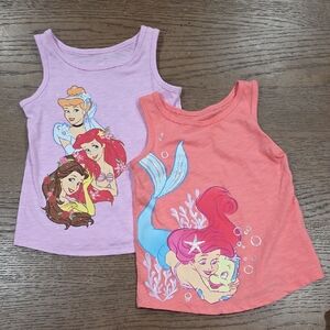 Disney Kids Tank Tops - Lavender and Coral